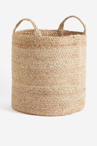 H & M - Large jute storage basket - Beige | H&M (UK, MY, IN, SG, PH, TW, HK)