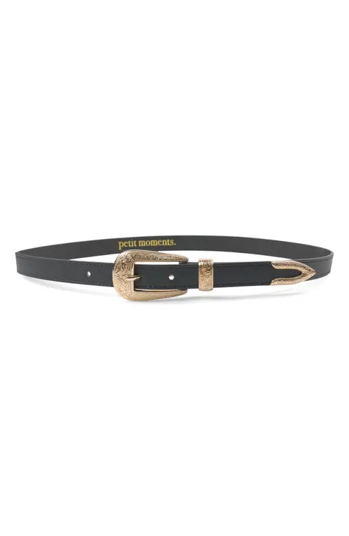 Petit Moments Phoenix Belt in Black/Gold at Nordstrom, Size X-Small | Nordstrom