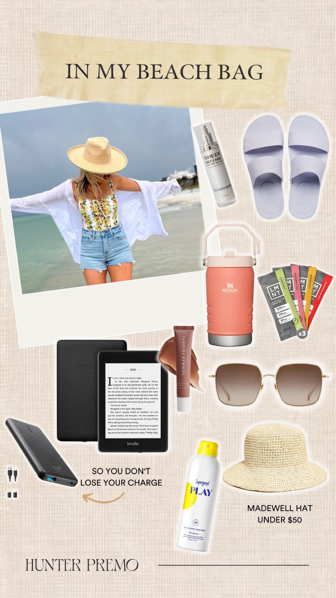 My bag beach essentials! These sandals, sunnies, and my hat were perfect for a day at the beach! 

#LTKSeasonal #LTKFind #LTKtravel