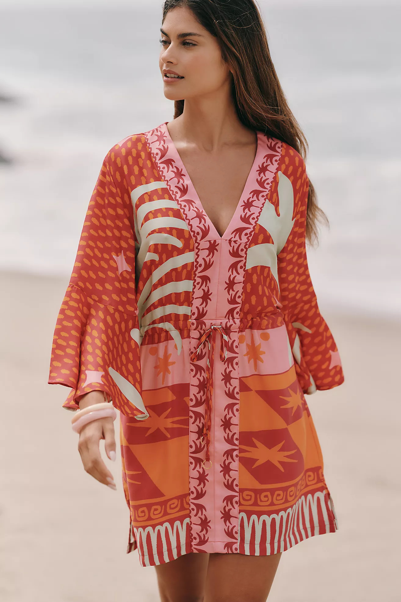 Maaji Funky Palms Enjoyable Kaftan | Anthropologie (US)