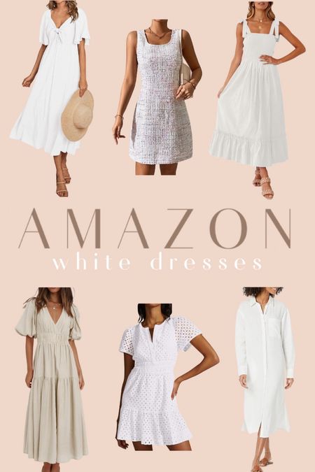 Amazon white dresses



Amazon style. Affordable fashion. Budget style. White dresses. Spring style. Summer fashion  