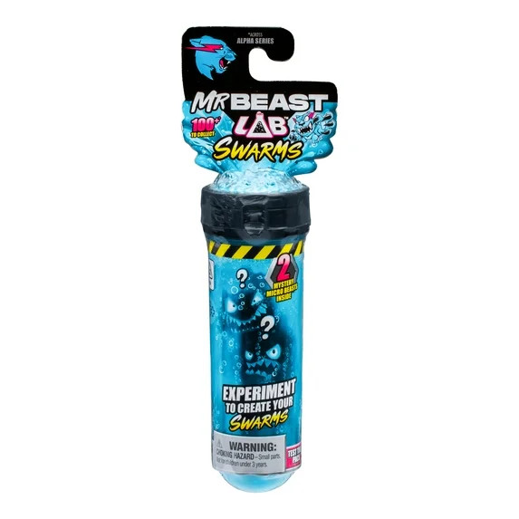 MrBeast Lab Swarms Test Tube 2 Pack, 1 inch Themed Swarms Collectible, 100+ to Collect,  Ages 5+ | Walmart (US)