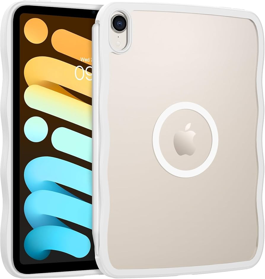 BENTOBEN Case for iPad mini 7 2024 A17 Pro/iPad mini 6 2021, Cute Wavy Magnetic iPad mini 7th/6th... | Amazon (US)