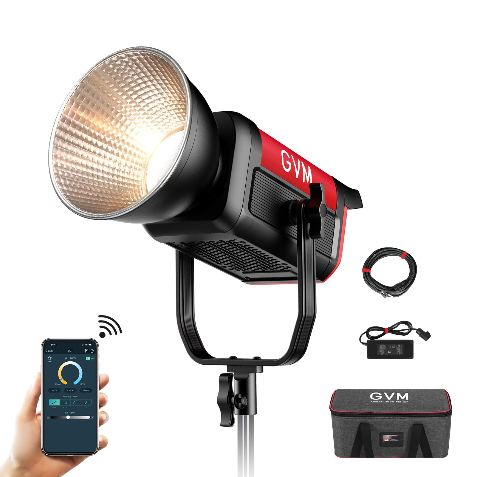GVM LED Video Light Studio, 200W Studio Light Continuous Lighting Kit for Bluetooth Mesh Network/... | Amazon (US)