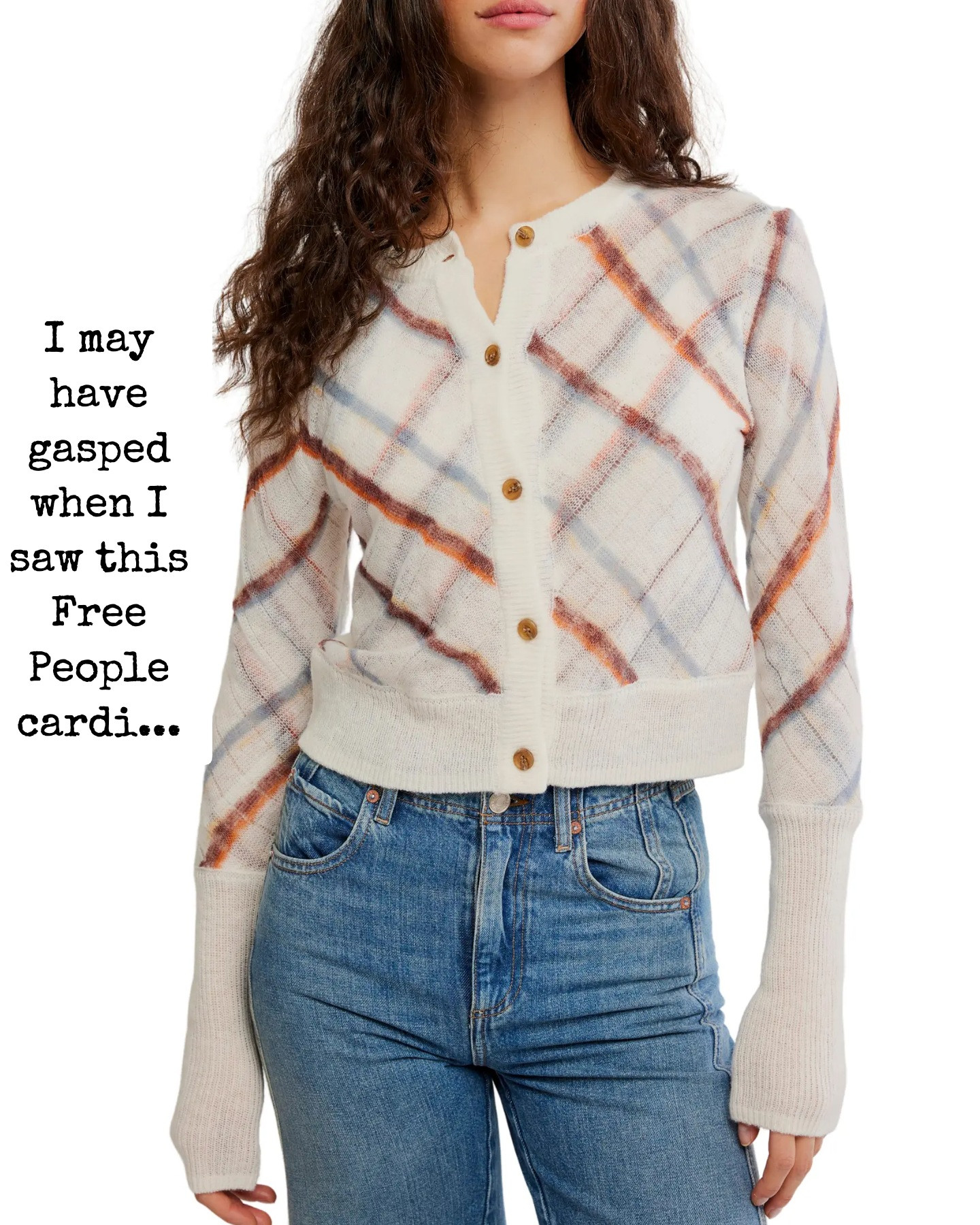 Loving this cardigan from Free People! 

 #LTKSeasonal #LTKOver40 #LTKWorkwear