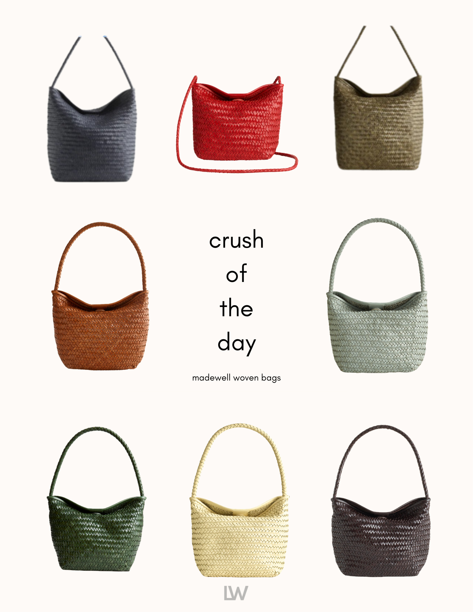 Love these Madewell's woven bags!! Definitely a favorite 

 