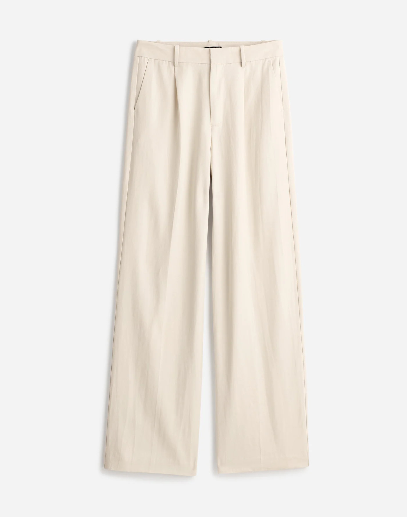 Slouchy Straight Pants in Drapey Twill | Madewell | Madewell