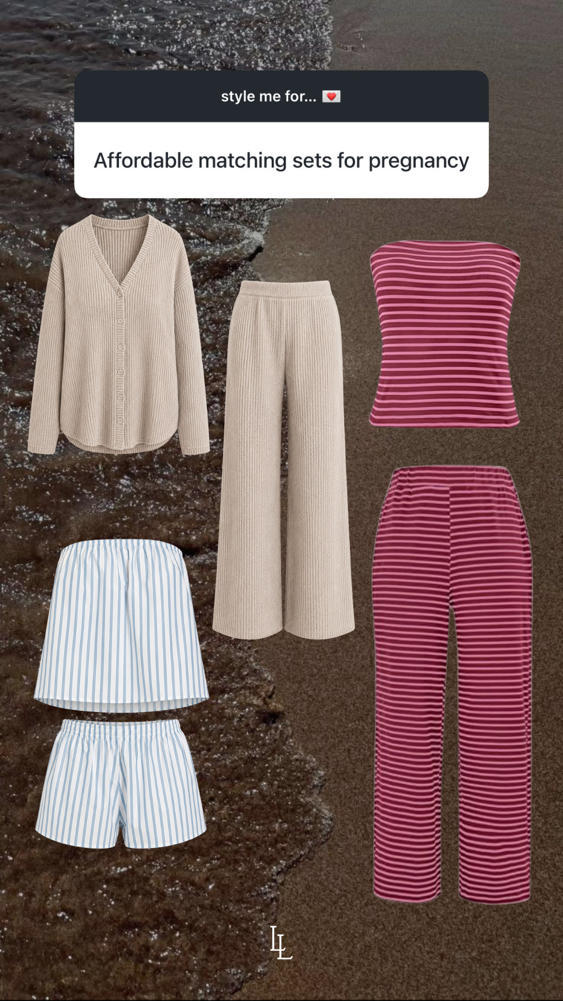 style inspo for affordable matching pregnancy friendly sets! i wore the 2 piece set so much when I was pregnant with Livvy. so comfortable 

 #LTKootd #LTKSaleAlert #LTKBump