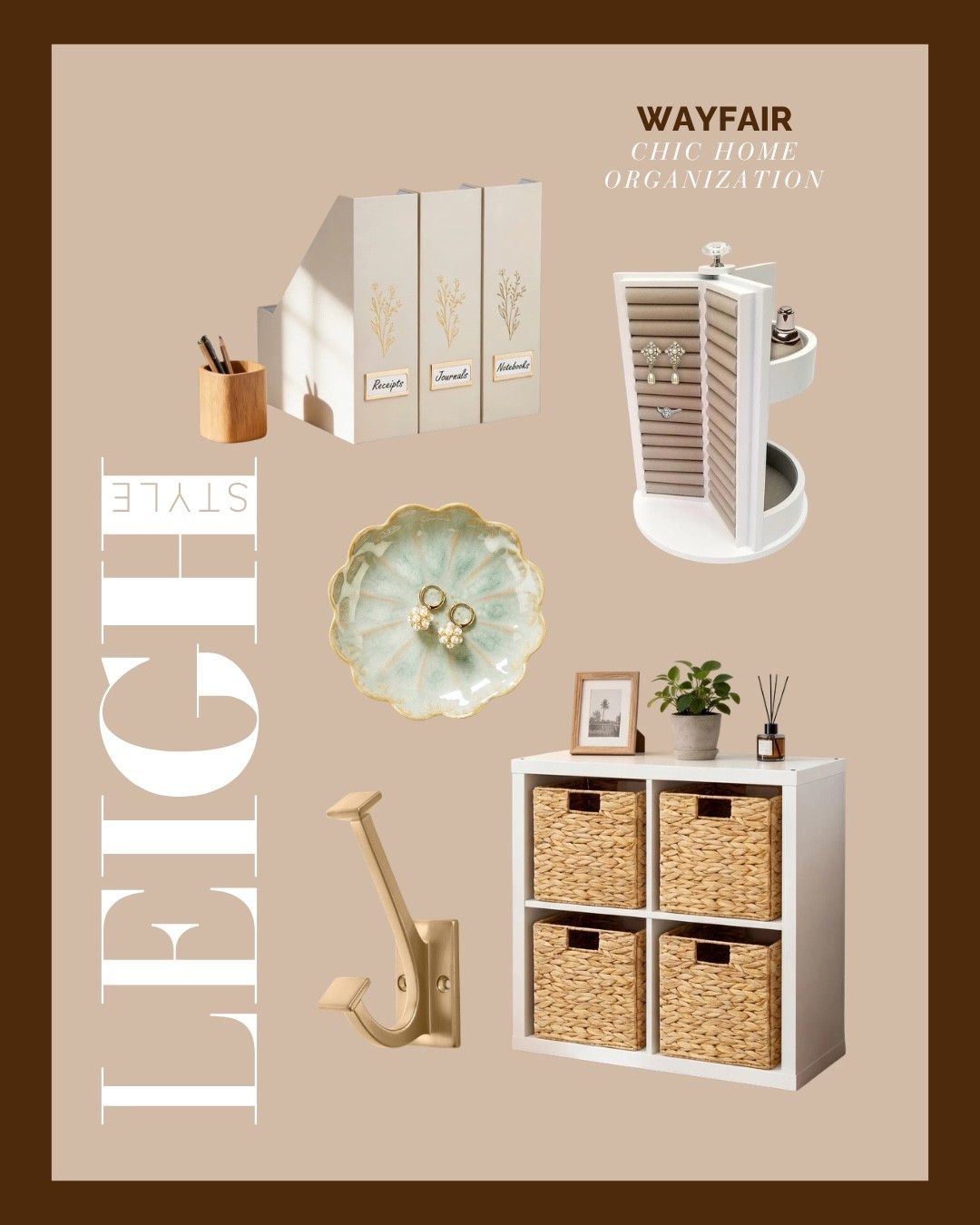 Chic organization finds that keep everything tidy without sacrificing style. 🤍

Wayfair organization finds, chic home organization, home organization ideas, stylish storage solutions, Wayfair home finds, jewelry organizer, storage baskets, cube storage, wall hooks, desk organization, entryway organization, small space storage, clutter organization, aesthetic home organization, home storage ideas, organized home, functional home decor

#LTKSaleAlert #LTKHome