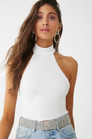Mock Neck Halter Top | Forever 21 (US)