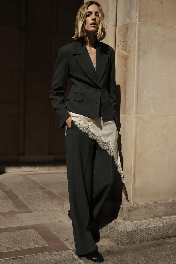 ZW COLLECTION TEXTURED PANTS | Zara DE