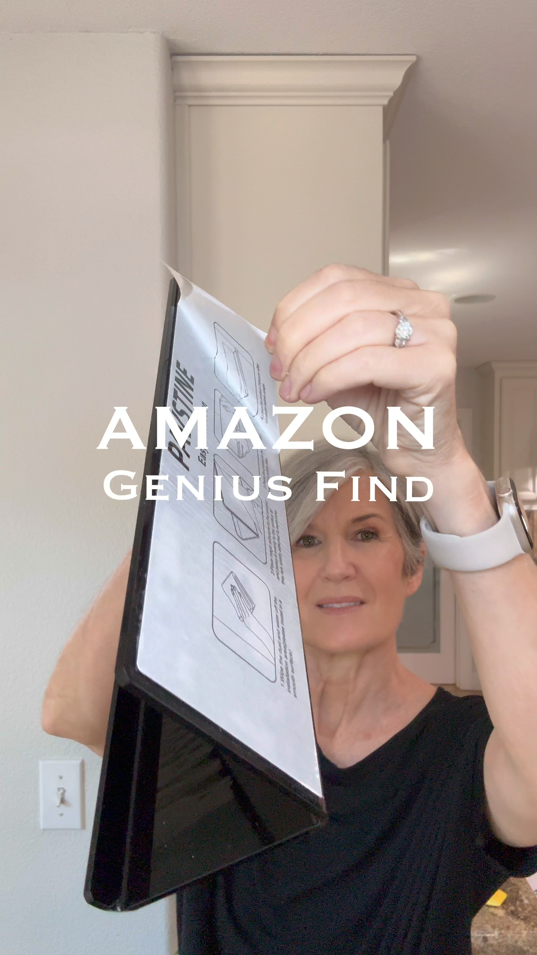 These peel and stick acrylic shelves are the coolest find!

Just measure and stick!

I found the perfect airtight glass jars with bamboo lids. Ideal for pasta, nuts or any dry storage.

These would also be great for a craft room, kids room, office or bathroom! (I actually have a set of white up in my office now and my sister has these up in her master bedroom closet!) We are obsessed! Where would you use them?

And…. Would you choose  black or white?

#amazonhome #amazonfinds #amazonfavorites #organizedhome #homehacks #kitchenhacks  

 #LTKU #LTKHome