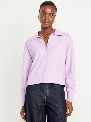 SoSoft Lite Cropped Polo | Old Navy (US)