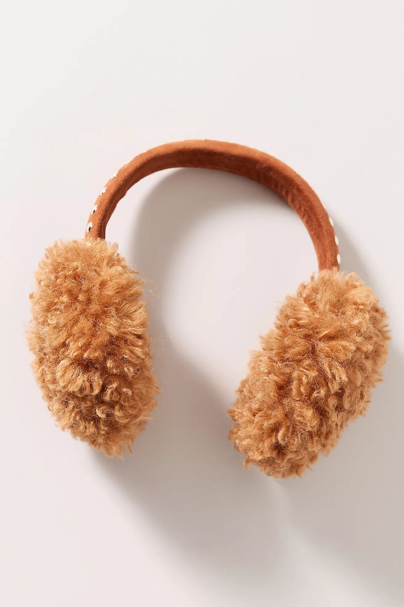Violet & Brooks Studded Faux Fur Earmuffs | Anthropologie (US)