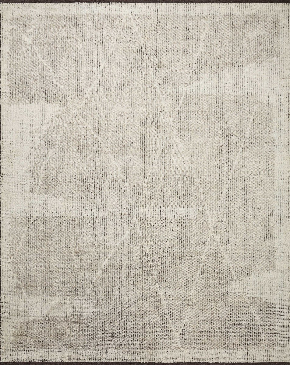 Gwyneth GWY-02 Ivory/Taupe Wool Hand-Knotted Area Rug | Rugs Direct