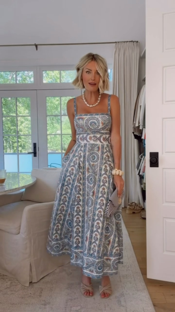 How beautiful is this dress?! You can easily dress this up or down! Would be perfect for a summer beach wedding! Wearing size S!

Loverly Grey, hill house, summer event dress, summer wedding guest dress, resort wear 

#LTKSeasonal #LTKWedding
