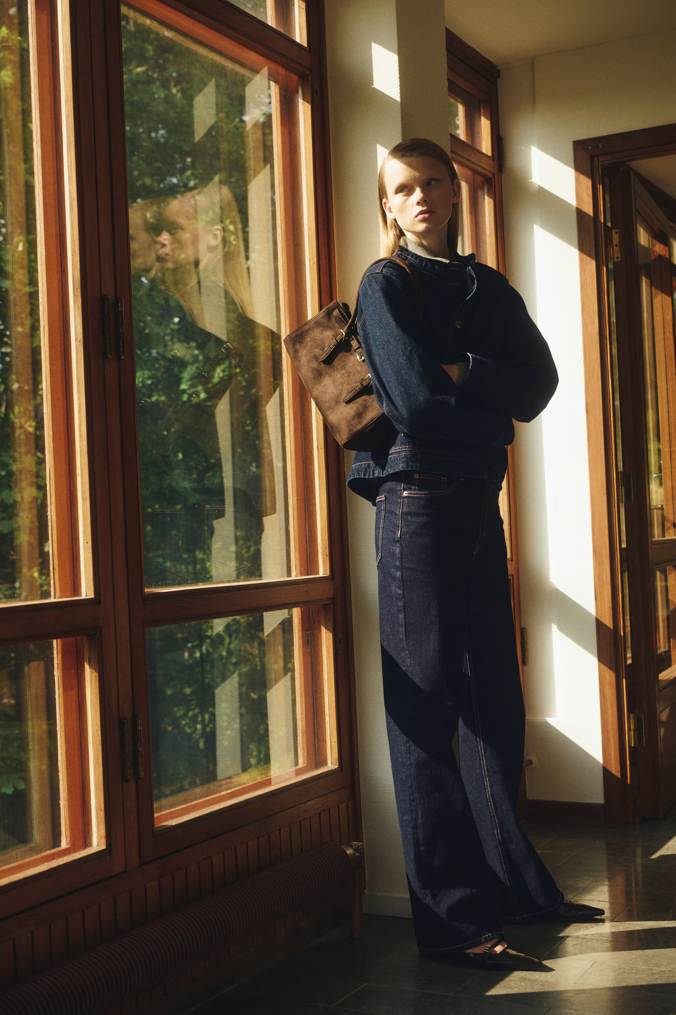 Wide High Jeans - Dark denim blue - Ladies | H&M GB | H&M (UK, MY, IN, SG, PH, TW, HK)