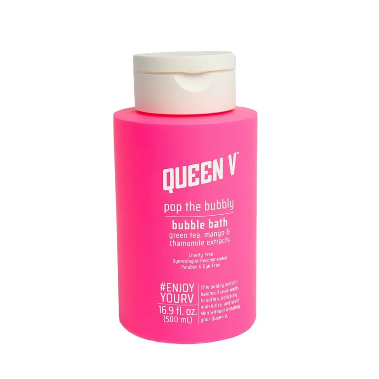 Queen V Pop the Bubbly, Bubble Bath, All-Natural pH-Balanced - 16.9 Oz | Walmart (US)