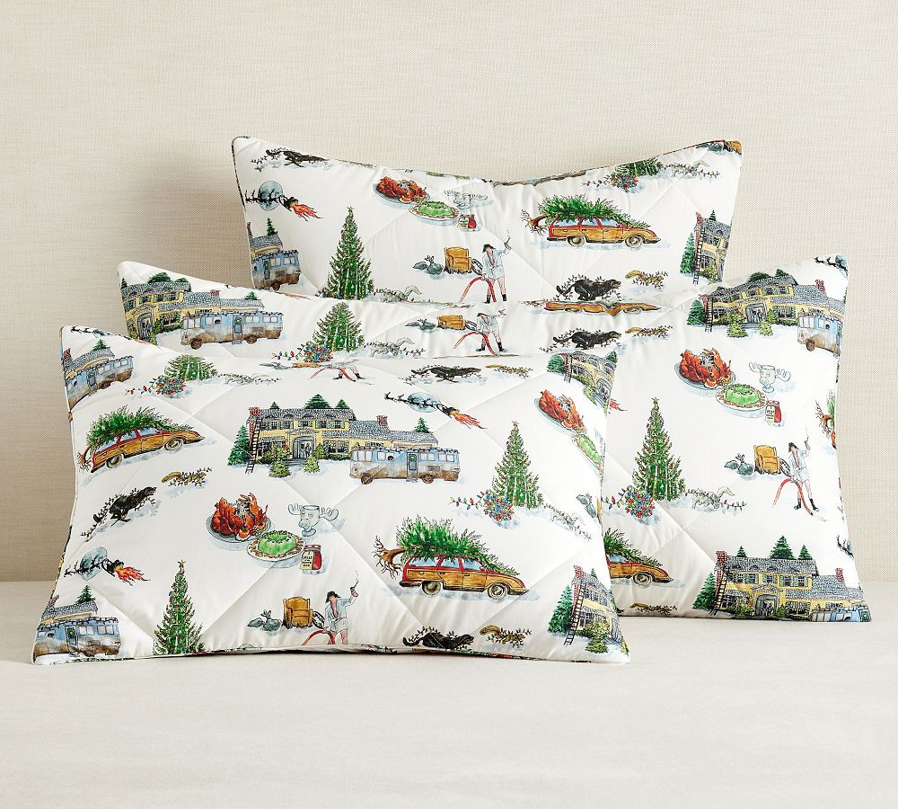 National Lampoon's Christmas Vacation™ Percale Comforter Sham | Pottery Barn (US)