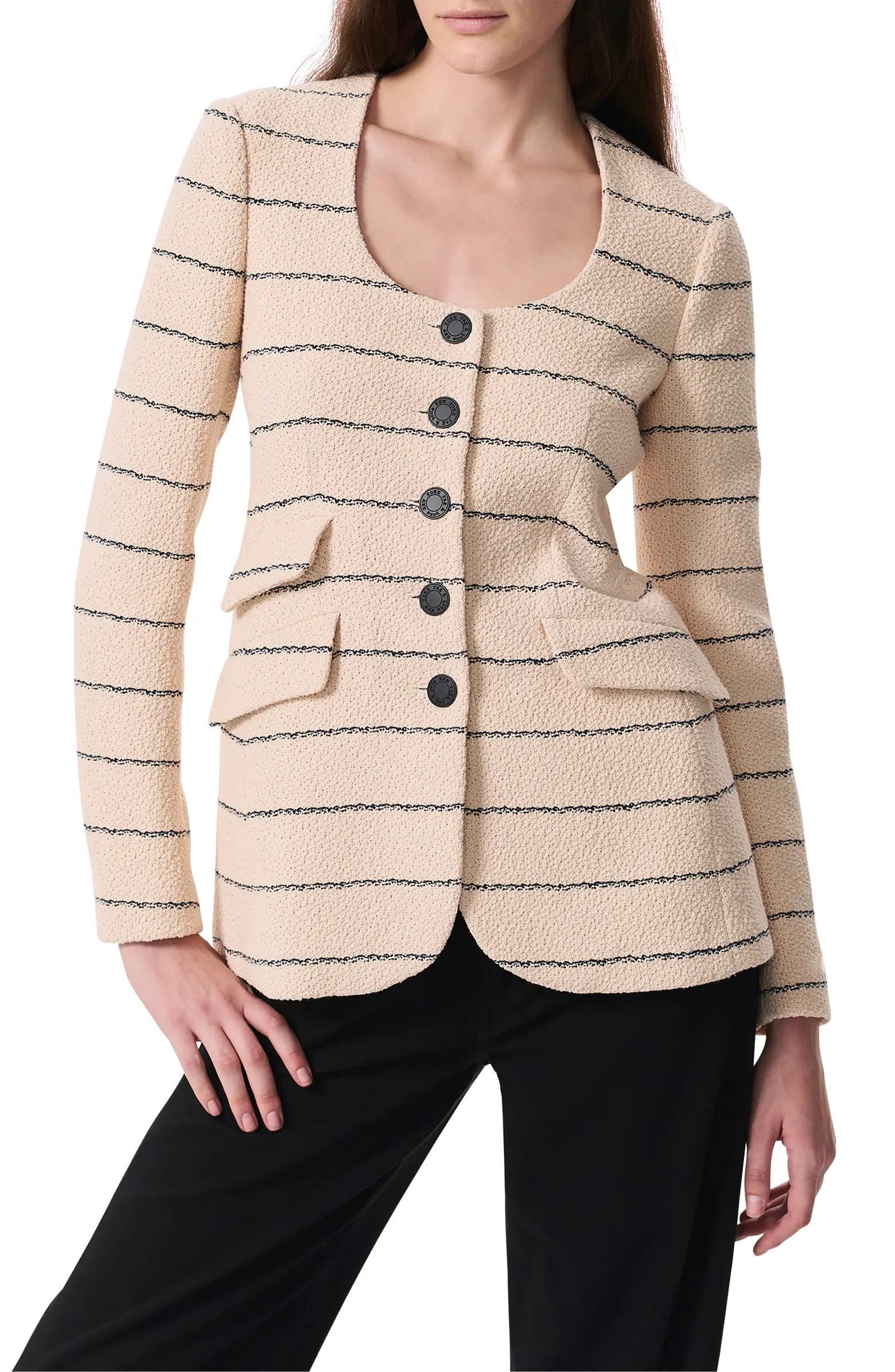 Roslyn Stripe Cotton Jacket | Nordstrom Rack