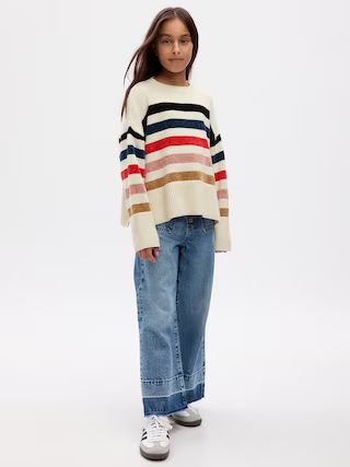 Kids 24/7 Split-Hem CashSoft Sweater | Gap (US)