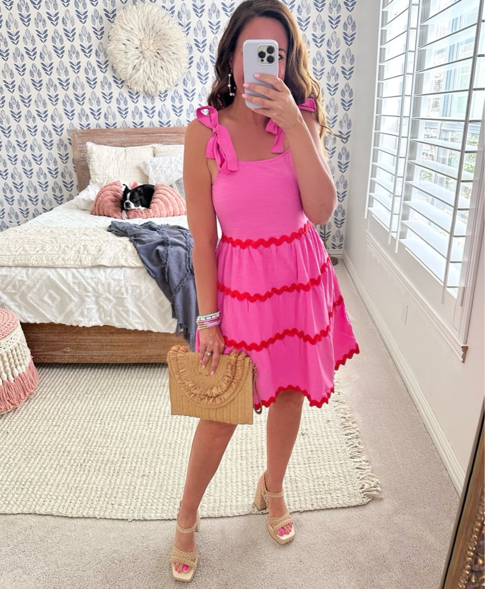 Wearing a small in this Amazon ric rac dress! Comes in several color options! Lined with true adjustable ties. 
.


#LTKOver40 #LTKStyleTip #LTKFindsUnder50