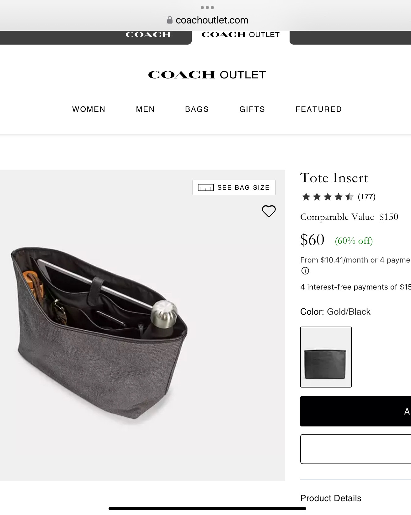 NEW ITEM ALERT! Did you know Coach Outlet introduced its very own Bag Insert??? Hmm 🤔 thoughts ?? I linked them below and some Amazon alternatives for your pleasure  

#LTKFindsUnder100 #LTKGiftGuide #LTKSaleAlert