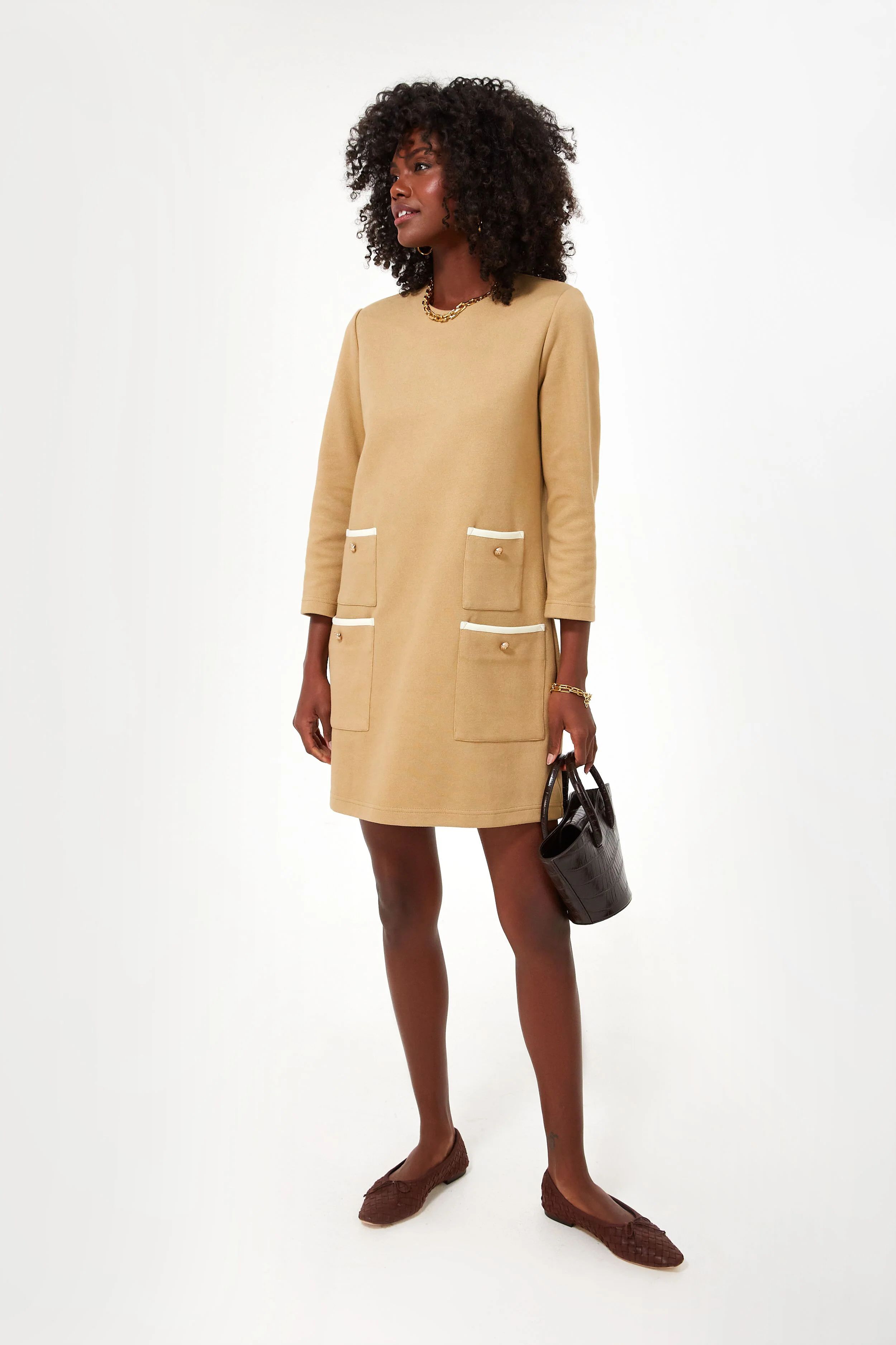 Croissant Francoise Mod Mini Dress | Tuckernuck (US)