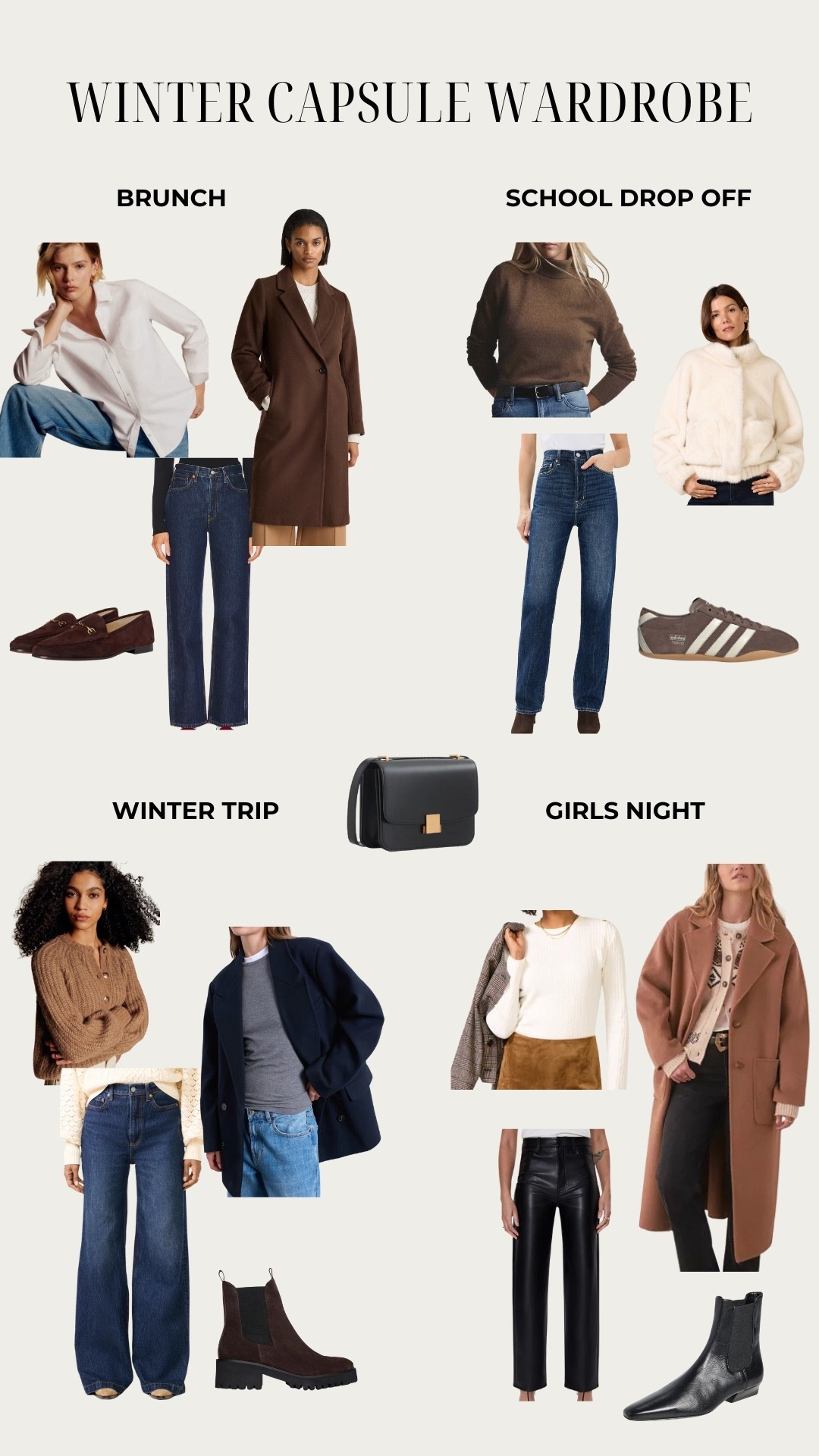 The winter capsule in-action!

#LTKmomlife #LTKootd #LTKSeasonal