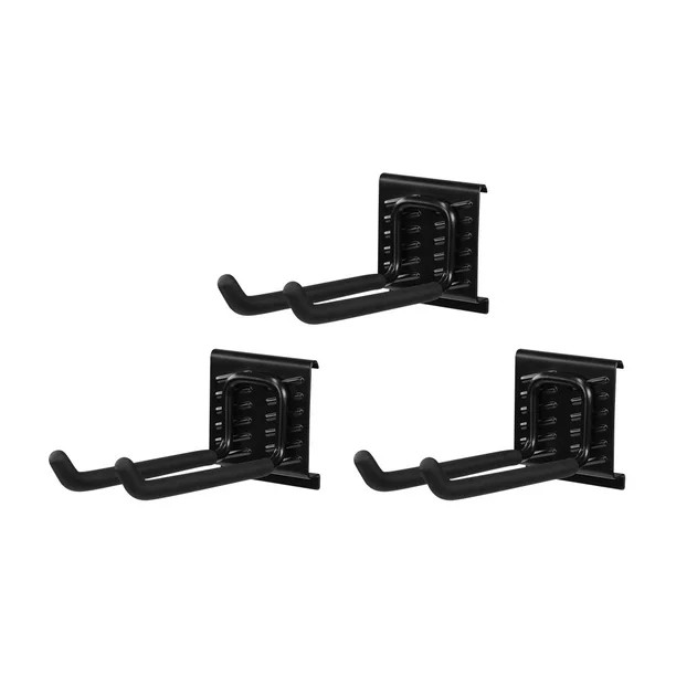 HART Double Hook 3pc Bundle Garage Storage Rail - Walmart.com | Walmart (US)