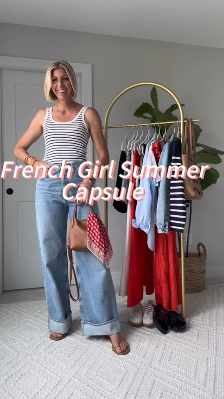 French girl summer capsule for effortless outfits 

#LTKVideo #LTKOver40 #LTKFindsUnder100