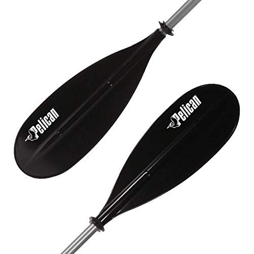 Pelican - 2-Piece Heavy-Duty Aluminum Kayak Paddle - Extra Tough & Lightweight - for Kayaks or Inflatable (Black, 89 in) | Amazon (US)