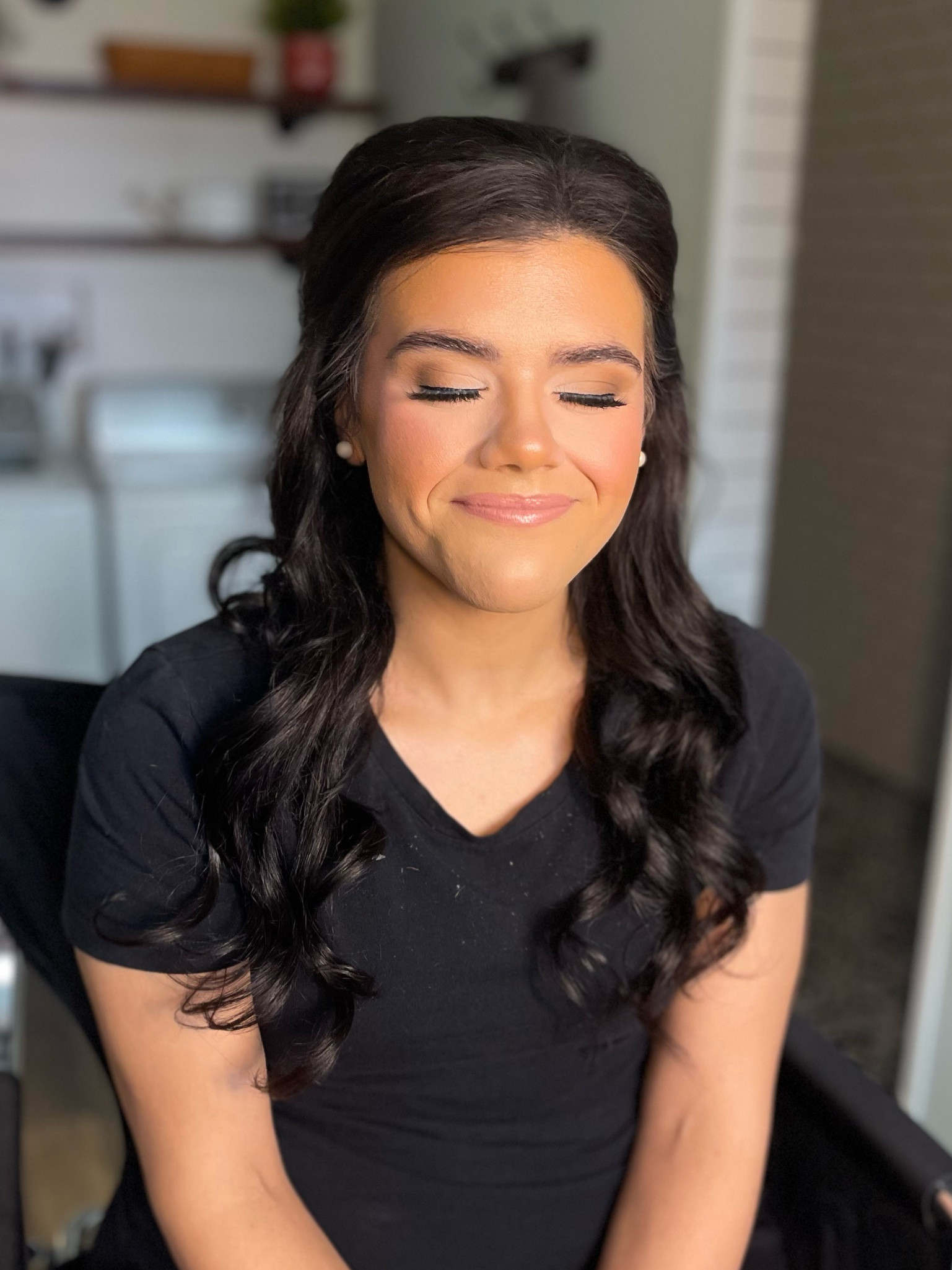 Hannah’s bridal shower glam 👰🏻‍♀️💖