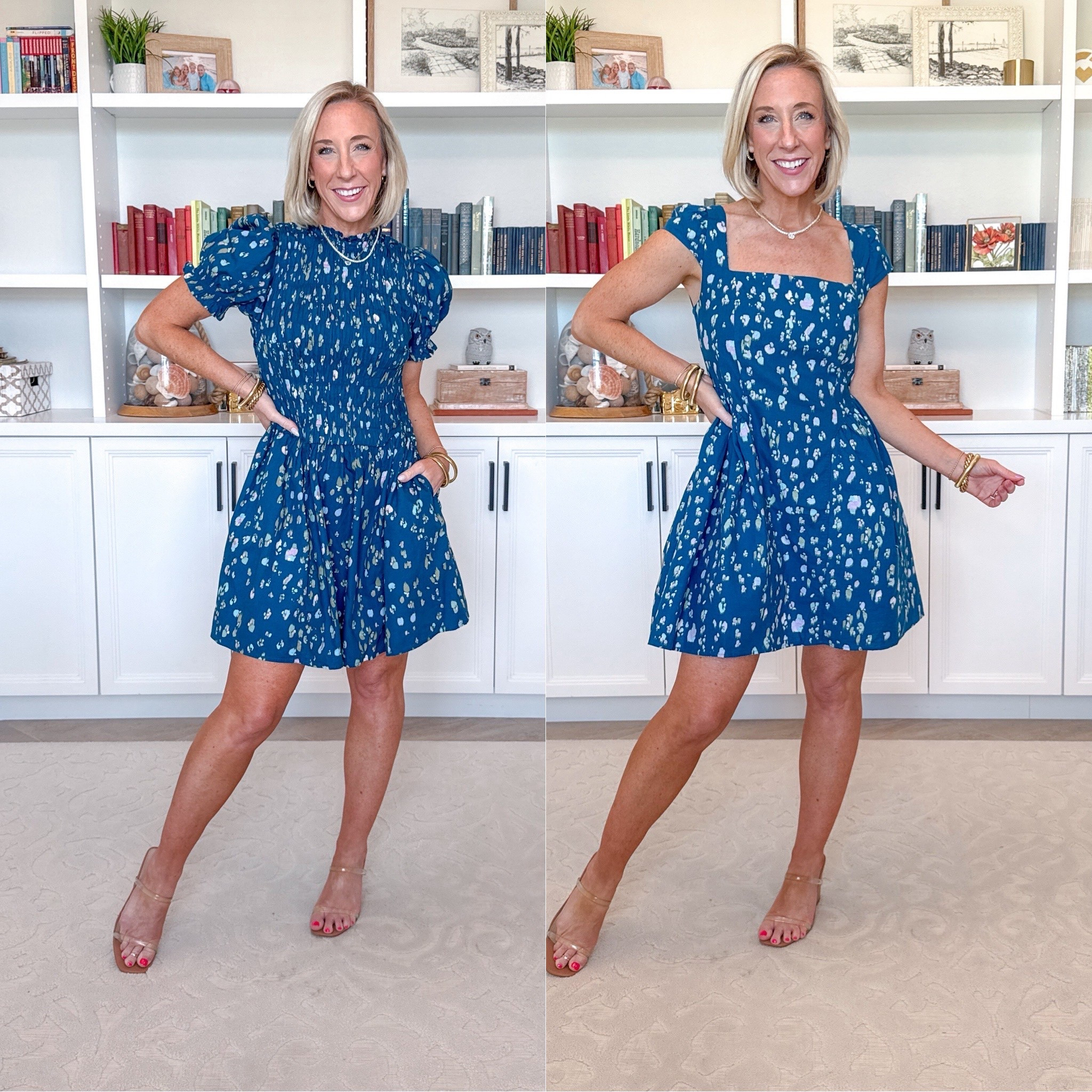 Walmart - fun new finds * Sqaure Neck Mini Dress - size XS. $19.98. 6 colors. 1. Smocked Floral Mini Dress - size XS. $28. 3 colors. 

 

#LTKSeasonal #LTKOver40