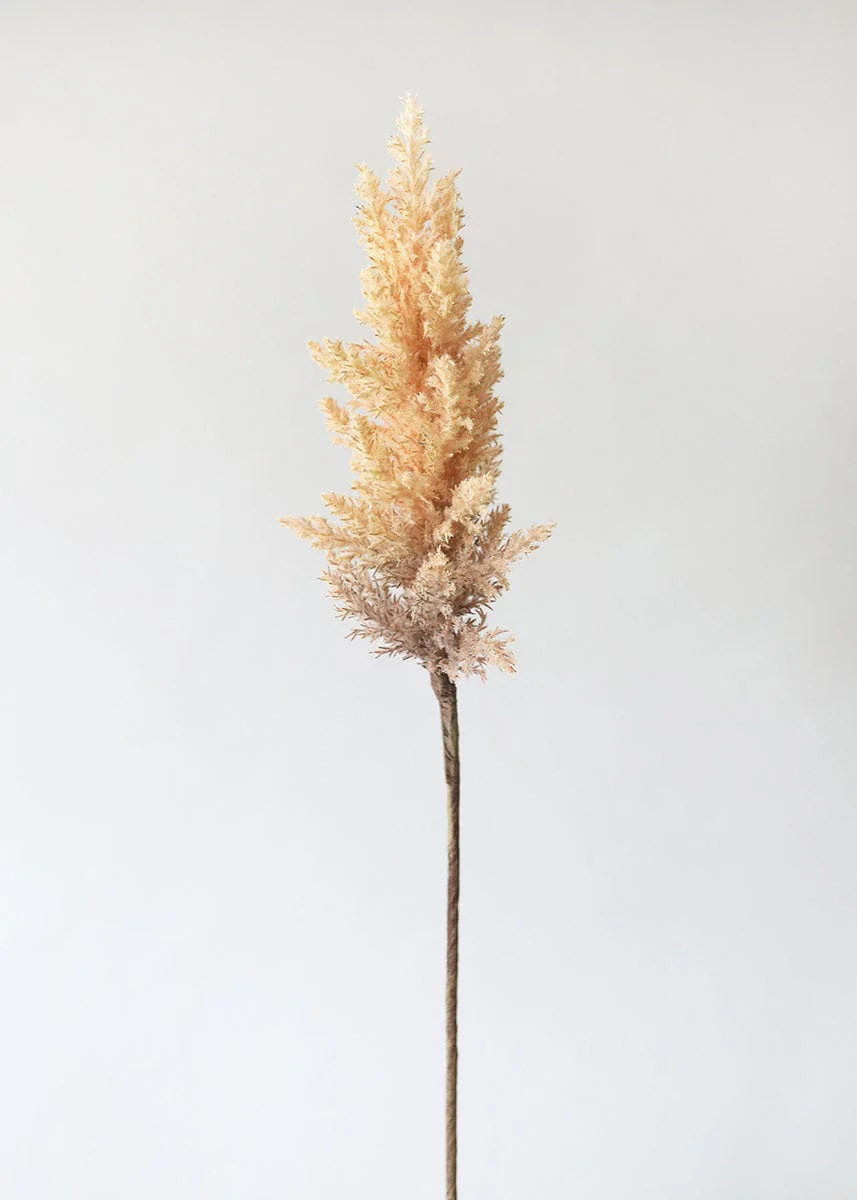 Fake Pampas Grass in Tan - 33" | Afloral