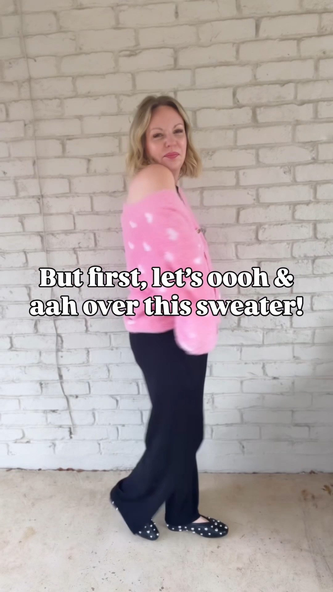 Large sweater; medium tank & pants 

#LTKPetite #LTKmomlife #LTKOver40