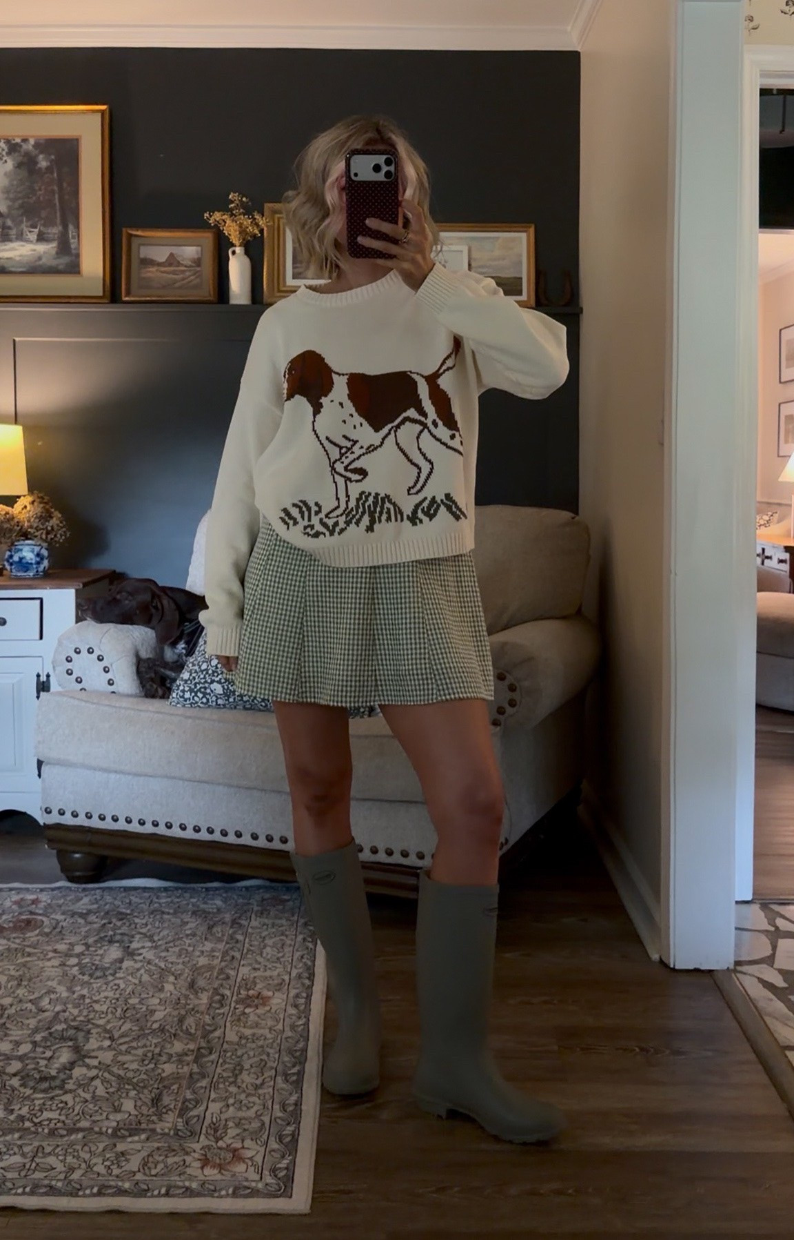 The perfect fall transition outfit. Wearing a medium in the dress and the sweater! 🍂

#LTKootd #LTKgrwm #LTKSeasonal