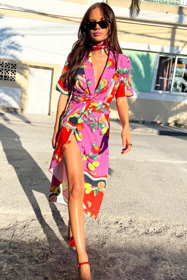 Pink La Dolce vita Brooklyn Dress | Never Fully Dressed (UK & IE)