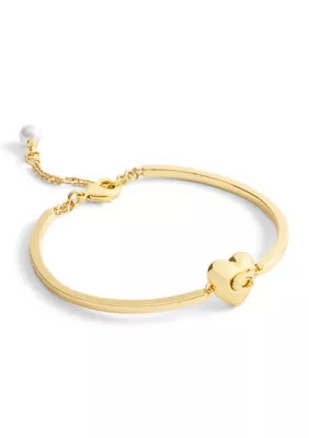 COACH Signature C Heart Cuff Bracelet | Belk