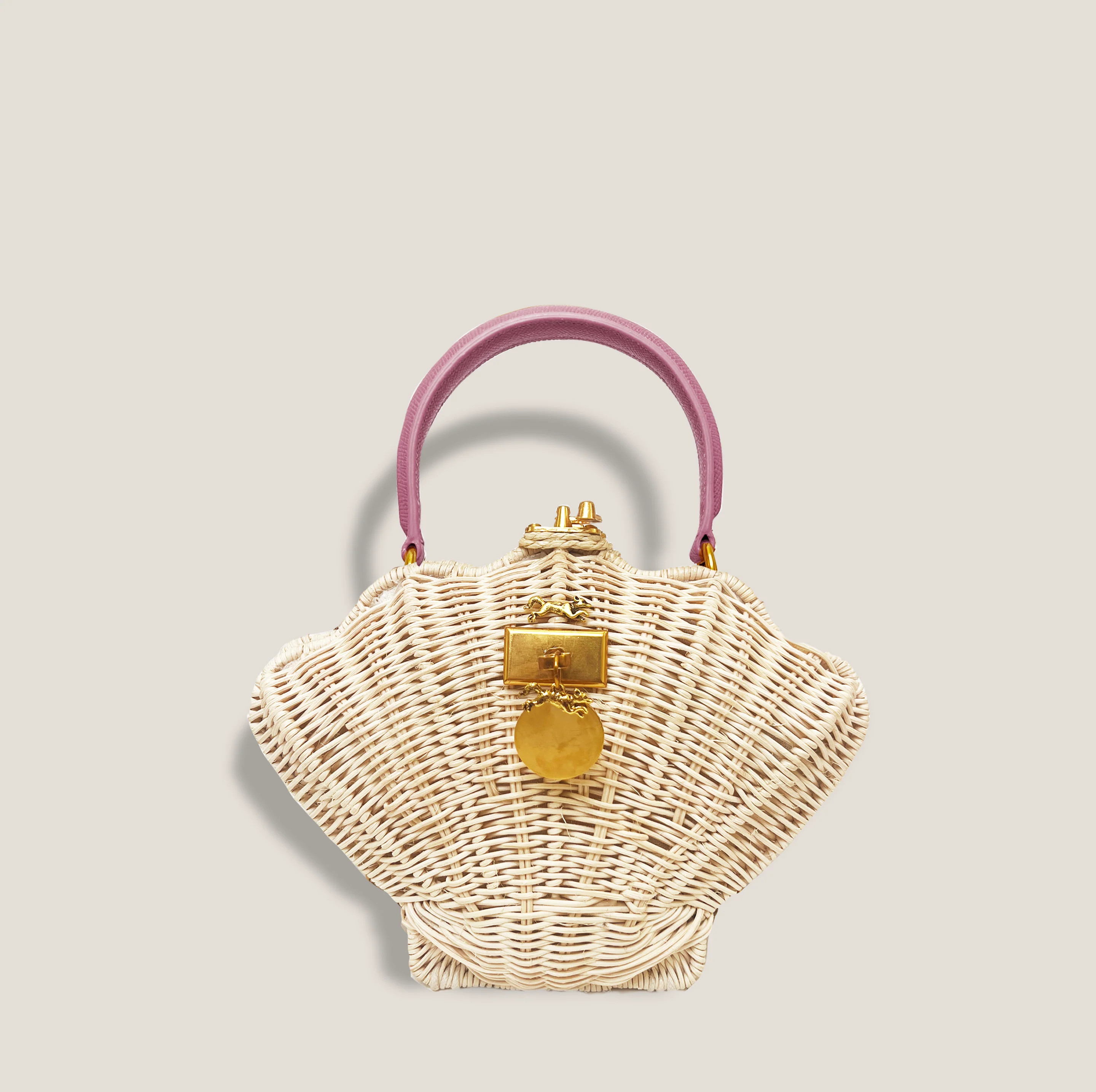 MME.MINK SHELL Clutch PINK | MME.MINK