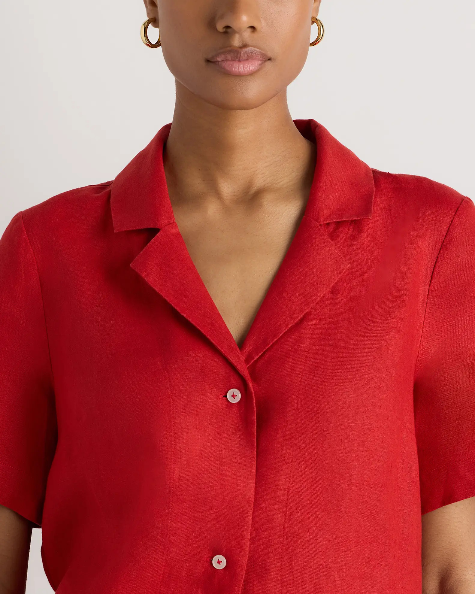 100% European Linen Short Sleeve Shirt | Quince