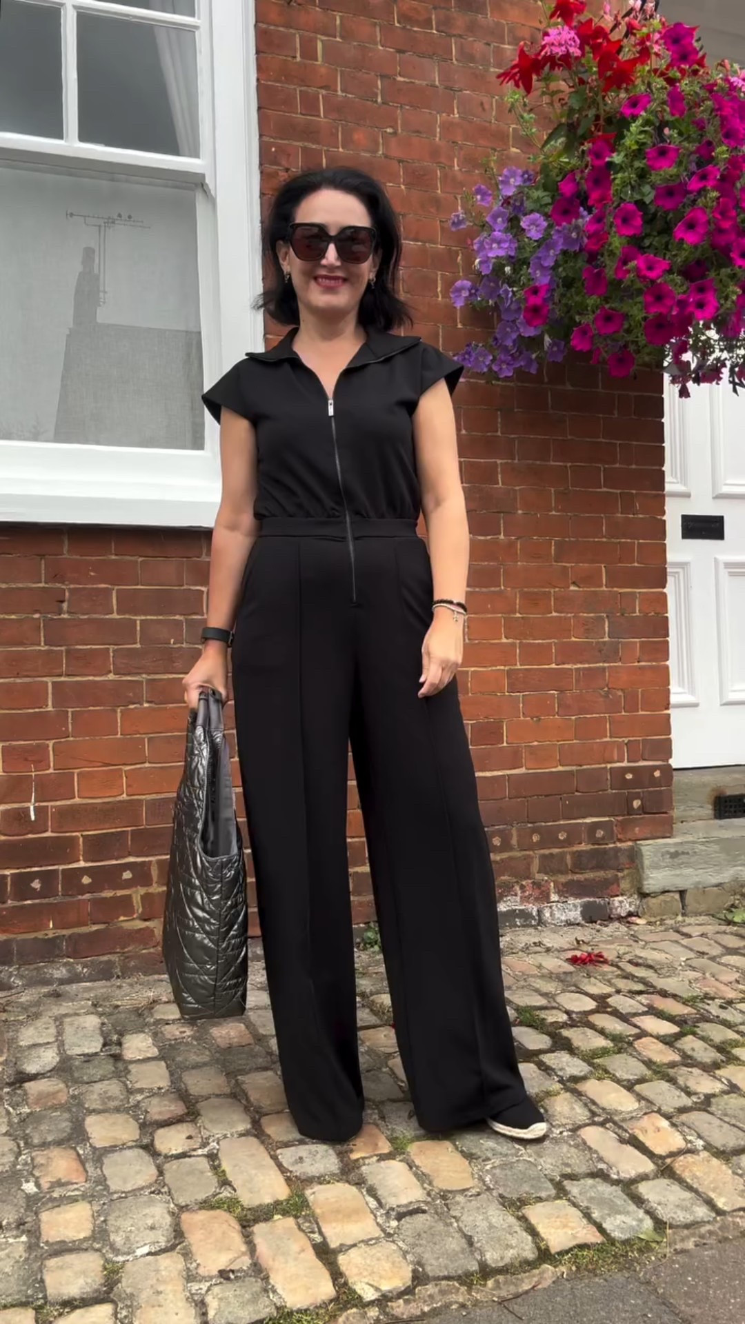 The perfect transitional piece from @saintandsofia … simple, chic, comfy… throw on a biker jacket when it’s cold enough, wear daily… 

AD/PR
Keller jumpsuit 
Quilted Stella bag
.
.
.
.
#saintandsofia  #lookdujour #saintandsofiabyme #howtowear #howtostyle #basketbag #over40style #londonstyle #over40style #effortlesschic
#transitionalstyle #jumpsuitstyle