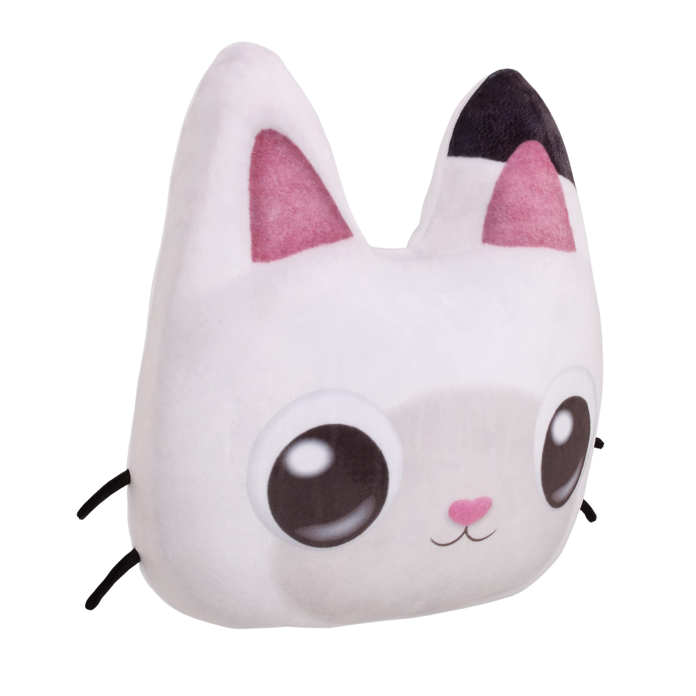 DreamWorks Gabby's Dollhouse Dream It Up White, Pink and Black Pandy Paws Shaped Squishy Throw Pi... | Amazon (US)