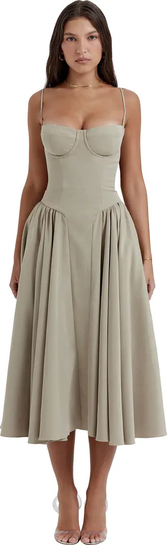 Samaria Corset Fit & Flare Dress | Nordstrom