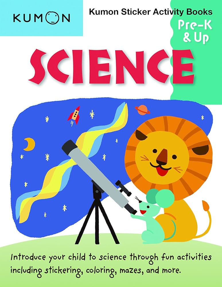 Kumon Pre K & Up Science Sticker Activity Book (Kumon Sticker Activity Books) | Amazon (US)