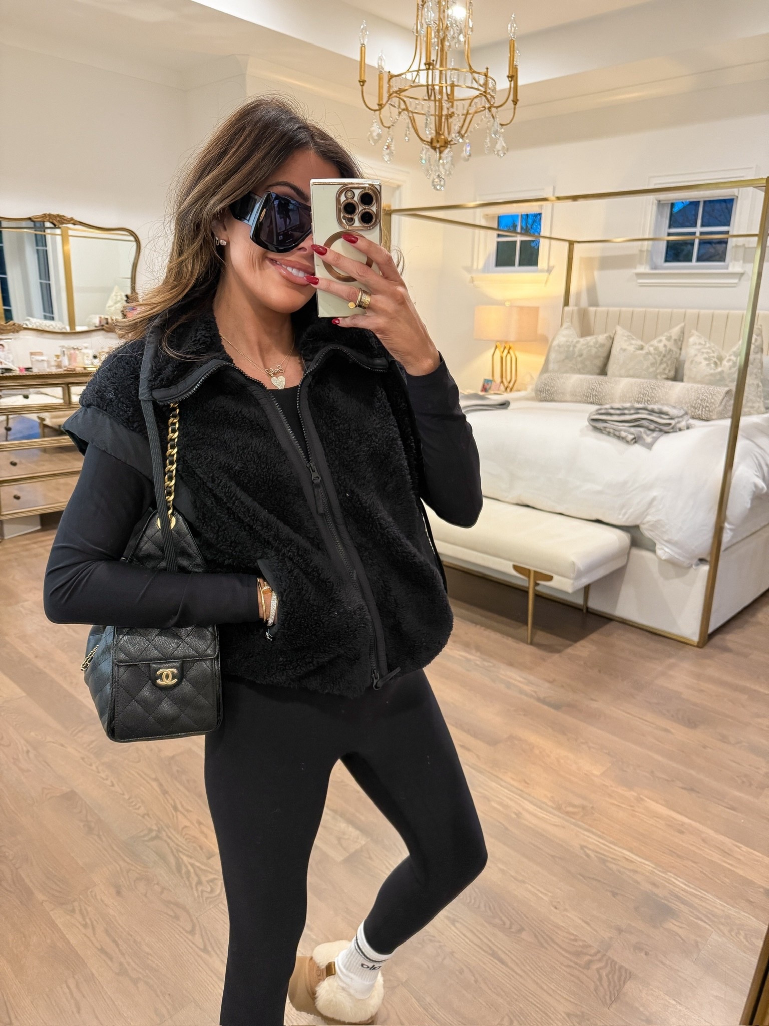 Small in bodysuit & Medium in target vest but it’s too big. I would say size down. It runs large and oversized! 

Fall fashion, Fall outfits, Thanksgiving outfit, Black Friday, Cyber Monday, Vest, Black bodysuit, Spanx, Sale Alert, Emily Ann Gemma

#LTKSeasonal #LTKGiftGuide #LTKCyberWeek