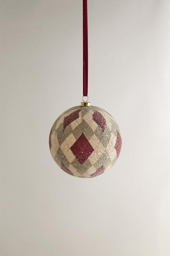 DIAMOND BAUBLE CHRISTMAS TREE DECORATION | Zara UK