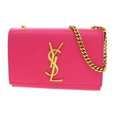 AUTH SAINT LAURENT PARIS KATE MINI CHAIN SHOULDER BAG 354121 PINK F/S | eBay | eBay US
