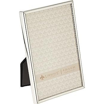 Lawrence Frames Simply Metal Picture Frame, 4 by 6-Inch, Silver | Amazon (US)