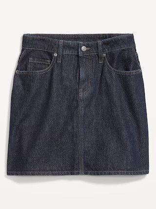 High-Waisted OG A-Line Mini Skirt | Old Navy (US)